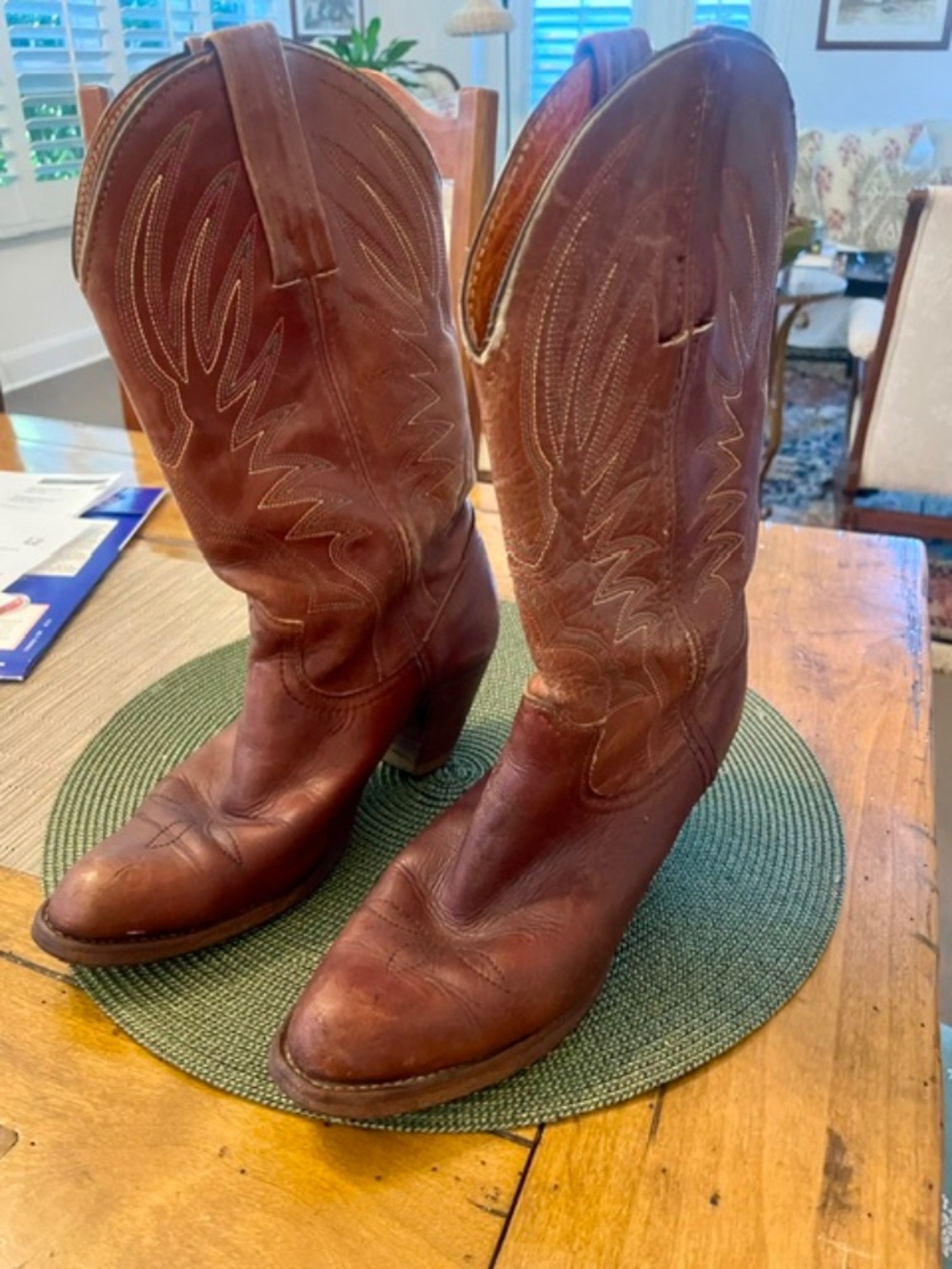 Womens Vintage Frye Cowboy Boots
